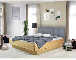 Łóżko dwuosobowe ze schowkiem i tapicerowanym wezgłowiem, 180 x 200 cm