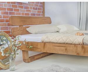 Łóżko drewniane Alex z belek, świerk 180 x 200