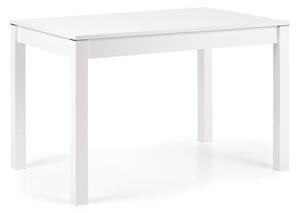 Rozkładany stół do jadalni, kuchni, biały 120x75 cm