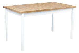 Stół rozkładany ALB2L 140/180x80 Biały/Dąb Grandson