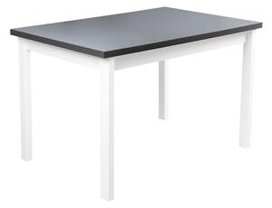 Stół Rozkładany do Kuchni ALB1L 120/150x80 Biały/Grafit