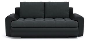 Sofa Tokio VIII , Kolor - CIEMNY SZARY + CZARNY
