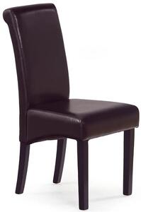 Krzesło tapicerowane Archer - brązowe