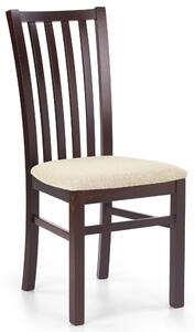 Drewniane krzesło patyczak Billy - ciemny orzech