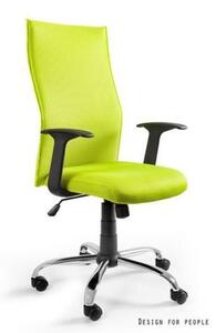 Fotel biurowy BLACK ON BLACK zielony UNIQUE