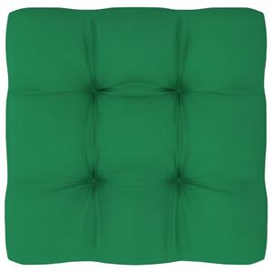 Poduszka na sofę z palet, zielona, 50x50x10 cm