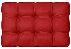 Poduszka na sofę z palet, czerwona, 120x80x10 cm