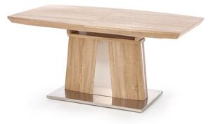 Duży nowoczesny rozkładany stół do jadalni 160÷220 cm dąb sonoma