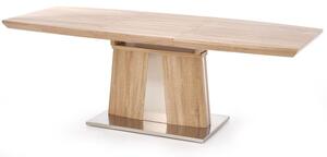 Duży nowoczesny rozkładany stół do jadalni 160÷220 cm dąb sonoma