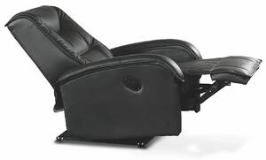 Fotel wypoczynkowy rozkładany Difter - czarny