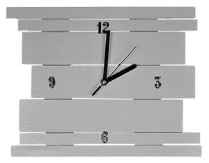 Nowoczesny zegar wiszący z drewna Liptos - 11 kolorów