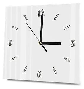 Zegar ze szkła w stylu nowoczesnym Liptos 3R - 5 kolorów