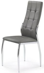 Krzesło nowoczesne pikowane Azrel - popielate