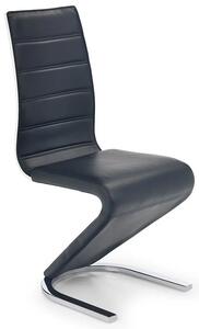 Czarne krzesło metalowe w stylu nowoczesnym - Altel