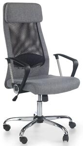 Szary wentylowany fotel biurowy - Borian