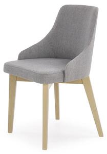 Krzesło tapicerowane styl skandynawski Altex - popielate