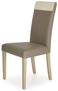 Tapicerowane krzesło skandynawskie Devon - beżowe