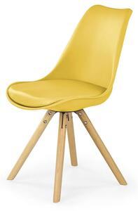 Krzesło skandynawskie Depare - żółte