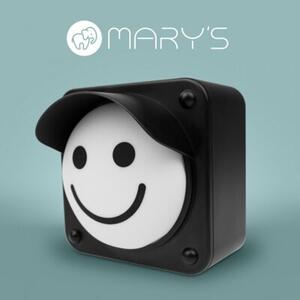 Lampka nocna dla dzieci bezprzewodowa czarna sygnalizator LED 1W Mary's