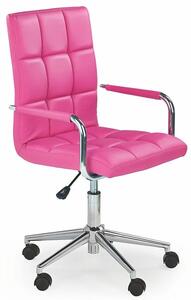 Obrotowy fotel dla dziewczynki Amber 2X - różowy