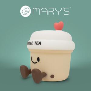 Lampka nocna dla dzieci bezprzewodowa beżowa bubble tea LED 2W Mary's