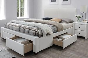 Łóżko białe Moris 2X 160x200