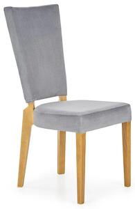 Krzesło drewniane Amols - popiel + dąb miodowy