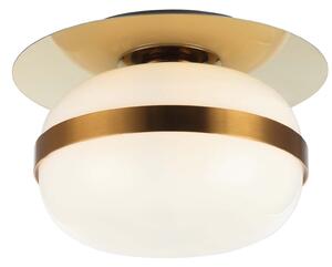 Lampa sufitowa CAMILA plafon złoty kula E27 art deco