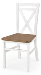 Drewniane krzesło kuchenne biały z olchą