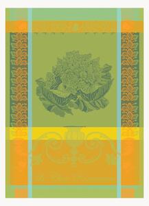 Komplet żakardowych ręczników kuchennych Le Chou Romanesco, 4 elem