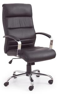 Czarny fotel biurowy do gabinetu - Canot
