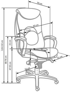 Ergonomiczne krzesło obrotowe Heres - do 150 kg