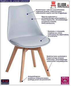 Krzesło skandynawskie Netos 2X - szare