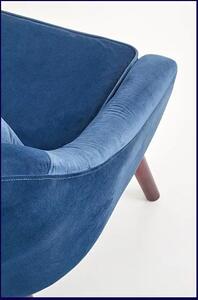 Wypoczynkowy fotel do salonu Rafis - niebieski
