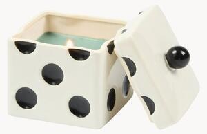 Świeca zapachowa z ceramiki Lucky Dice (mglista limonka)