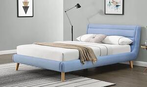 Łóżko Dalmar 160x200 - błękitne