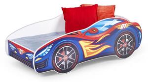 Łóżko dziecięce auto z materacem, wyścigówka