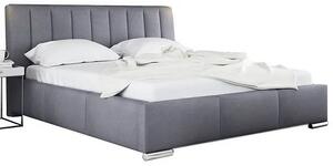 Nowoczesne łóżko z eleganckim zagłówkiem Venon 2X 140x200 - 44 kolory