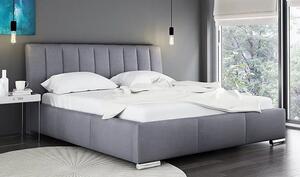 Nowoczesne łóżko z eleganckim zagłówkiem Venon 2X 140x200 - 44 kolory