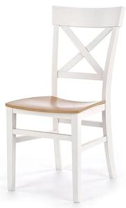Krzesło drewniane Toran - białe