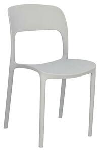Szare krzesło sztaplowane - Deliot 2X