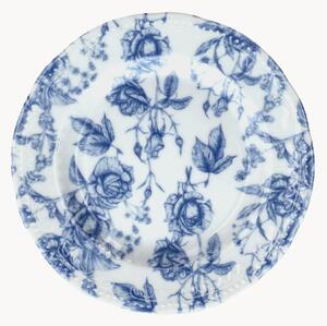 Komplet talerzy deserowych z porcelany Vienna Blu Roses, 6 elem