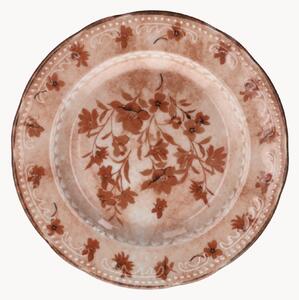 Komplet talerzy deserowych z porcelany Vienna Rose Flowers, 6 elem