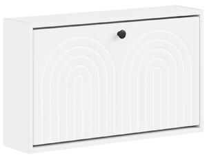 Wisząca szafka na buty ALKMAAR 71 x 17 x 43 cm Biały