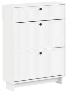 Szafka na buty EDE 78 x 24 x 103 cm Drewno inżynieryjne Biały