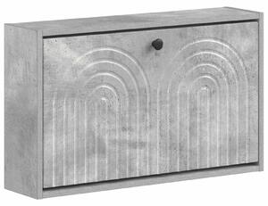 Wisząca szafka na buty ALKMAAR 71 x 17 x 43 cm Betonowy szary