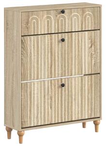 Szafka na buty ALKMAAR 78 x 24 x 103 cm Drewno inżynieryjne