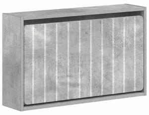 Wisząca szafka na buty ZWOLLE 71 x 17 x 43 cm Betonowy szary