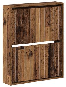 Wisząca szafka na buty ZWOLLE 71 x 17 x 86 cm Stare drewno