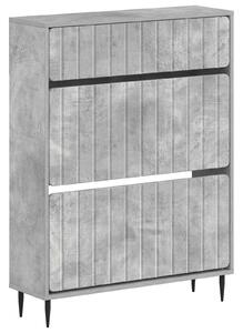 Szafka na buty ZWOLLE 78 x 24 x 103 cm Drewno inżynieryjne